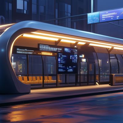 Autonomous bus station